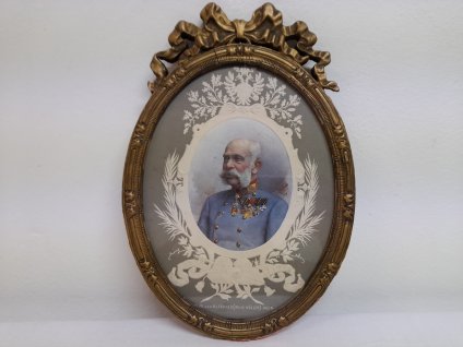Oválný obraz císař Franz Josef