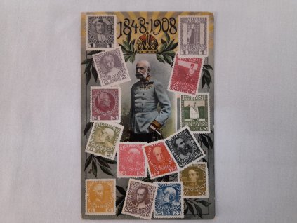 Pohled císař Franz Josef rok 1908