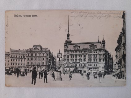 Starý pohled Brno, Brünn Grosser Platz