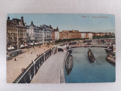 Pohled Wien Franz Josefs-Quai
