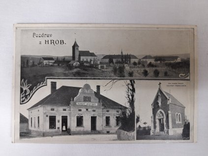 Starý pohled Pozdrav z Hrob