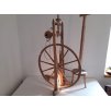Dřevěný kolovrat s přeslicí z roku 1840
