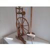 Dřevěný kolovrat s přeslicí z roku 1840