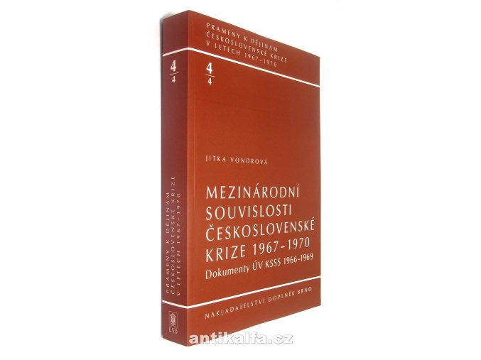 Mezinárodní souvislosti československé krize 1967-1970