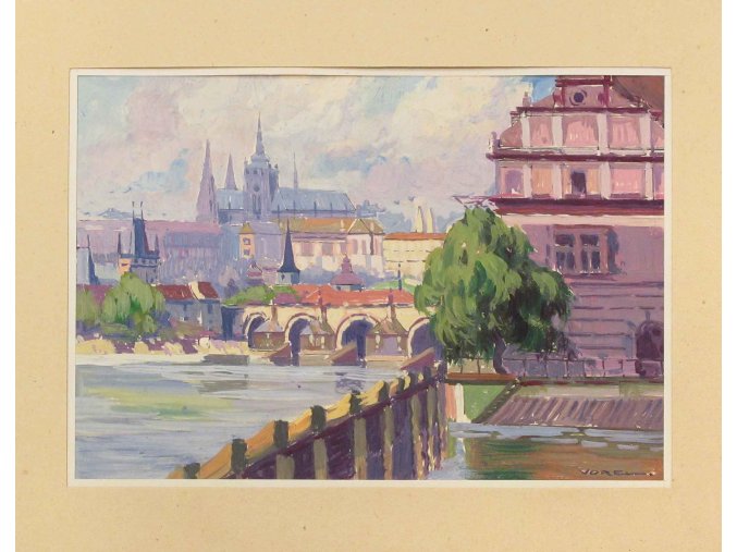 Hradčany od Vltavy