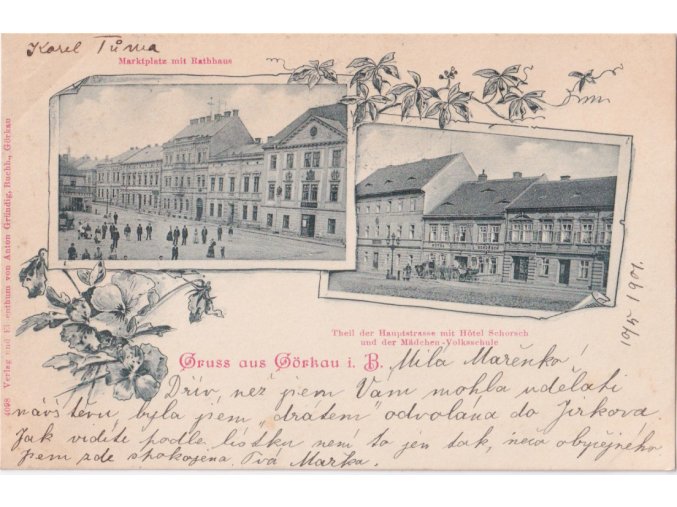 Gruss aus Gőrkau i. B.