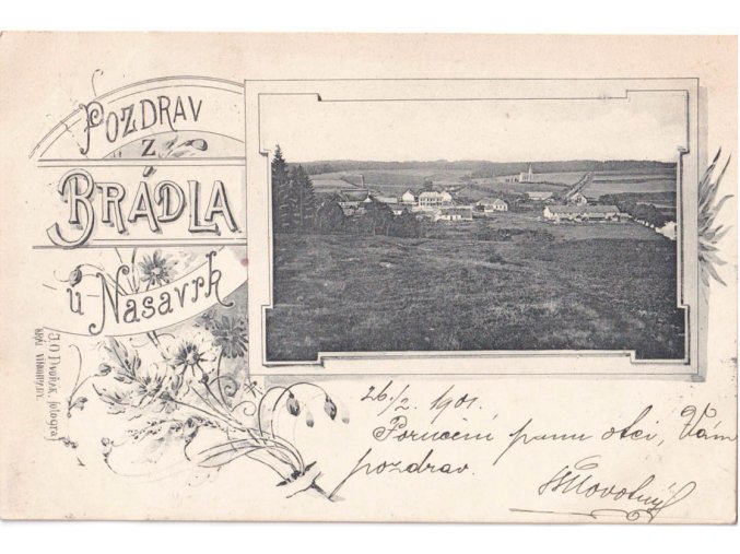 Pozdrav z Brádla u Nasavrk