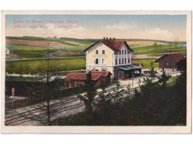 Dačice na Moravě - nádraží