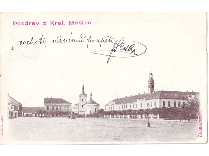 Pozdrav z Králova Městce