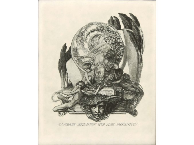 Ex-libris Heinrich a Lisa Fuhrmannovy