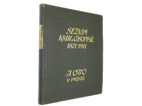 Seznam knih a časopisů 1871-1911