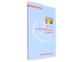 O potřebnosti národů