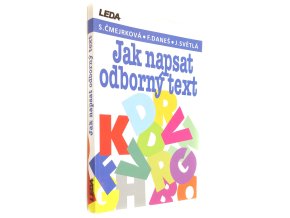 Jak napsat odborný text