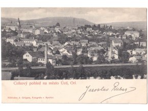Celkový pohled na město Ústí nad Orlicí