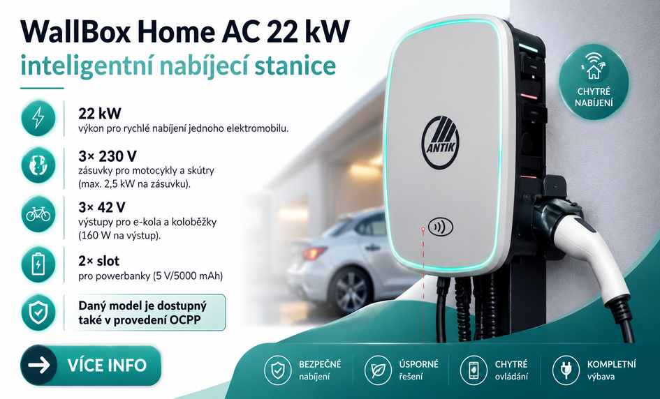 ANTIK WallBox Home AC 22 kW