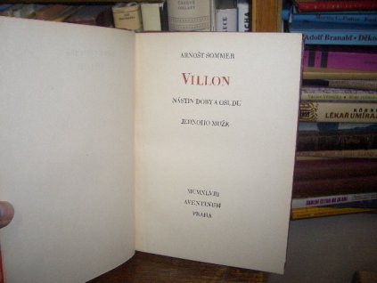 Villon - nástin doby a osudu jednoho muže