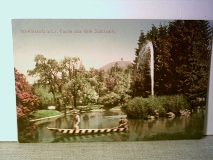 Marburg a./Dr. Partie aus dem Stadtpark