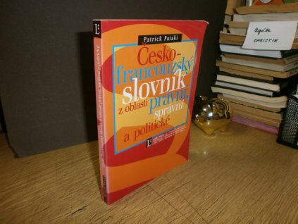 Česko-francouzský slovník z oblasti právní ...