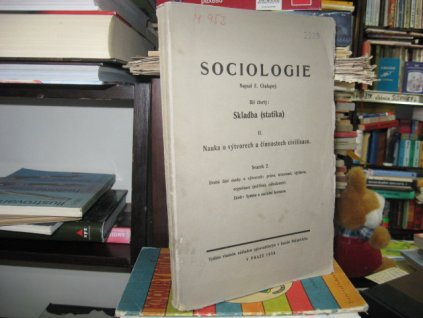 Sociologie - díl 4. Skladba (statika) sv.2 Nauka