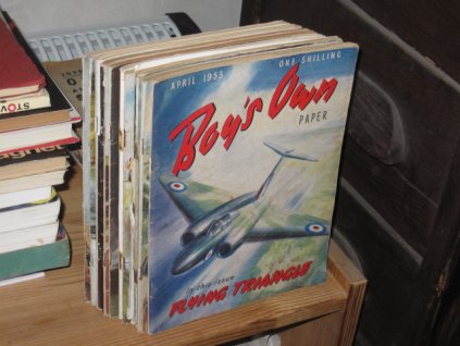 Boy's Own Paper: Konvolut 10ti čísel anglického časopisu z let 1950-1953