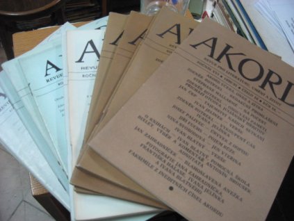 Akord. Revue pro literaturu, umění a život (cena 1 čísla 45 Kč)