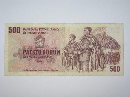 Bankovka päťsto korún československých (1973)