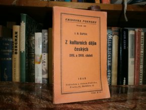 Z kulturních dějin českých XVII. a XVIII. stolet