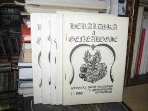 Heraldika a genealogie 1983 (4 čísla)