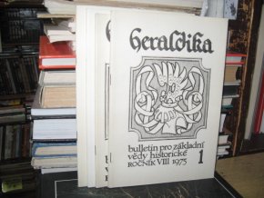 Heraldika 1975. Ročník VIII. (4 čísla)