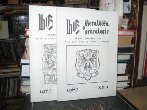 Heraldika a genealogie 1987 (2 čísla)