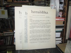 Heraldika 1968. Ročník I. (4 čísla ve 3 sv.)