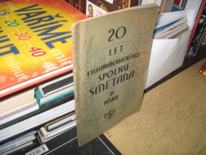 20 let filharmonického spolku Smetana v Písku