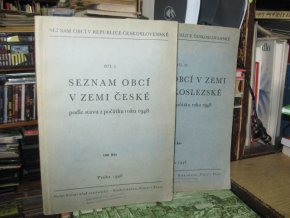 Seznam obcí v zemi české z počátku roku 1948