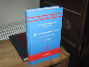 Kurs obchodního práva: Právo cenných papírů