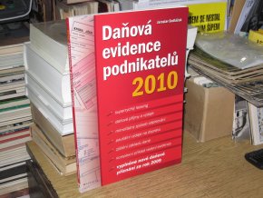 Daňová evidence podnikatelů 2010