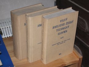 Velký anglicko-český technický slovník (3 svazky)