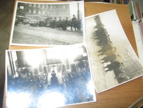 Pohřeb dra Rašína 18. 2. 1923 (3 ks foto)