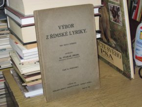 Výbor z římské lyriky pro školy střední