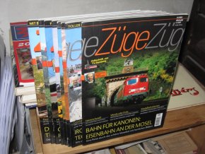 Züge (konvolut 8 čísel německého časopisu z let 2000-2002)