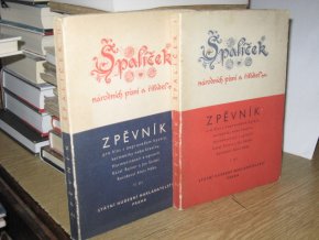 Špalíček národních písní a říkadel. Zpěvník 1. a 2. díl (Zpěvník pro hlas s doprovodem kytary, harmoniky nebo klavíru