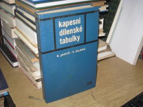 Kapesní dílenské tabulky