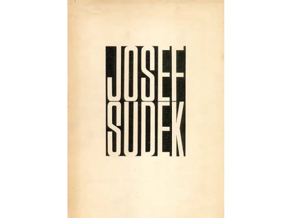 03. Josef Sudek - L. Linhart - Fotografie