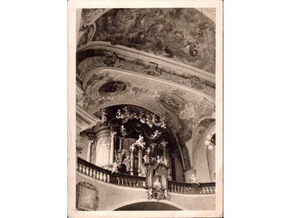 06. Josef Sudek - Benediktinské opatství v Břevnově - Pohled na chor