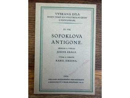 Sofoklés - Sofoklova Antigone
