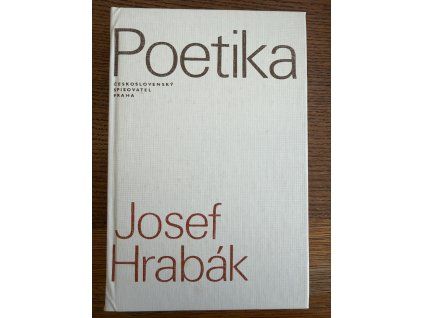 Josef Hrabák - Poetika