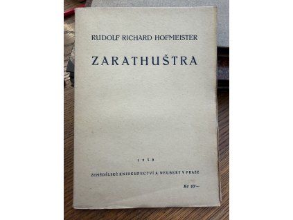 Rudolf Richard Hofmeister - Zarathuštra