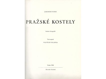 04. Jaromír Funke - Pražské kostely