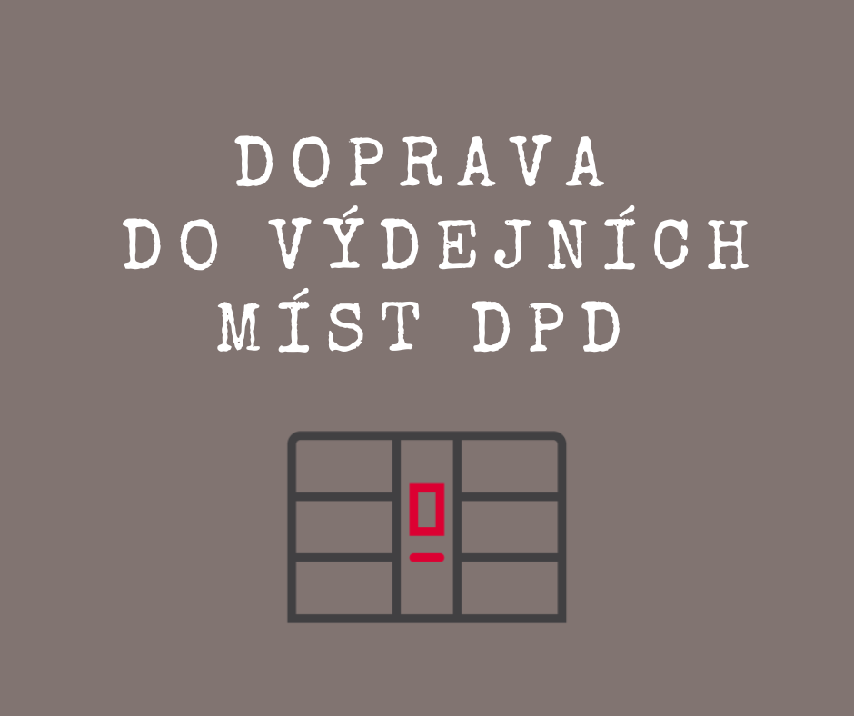 Doprava do výdejních míst DPD zdarma