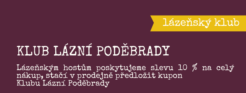 Sleva na nákup pro lázeňské hosty