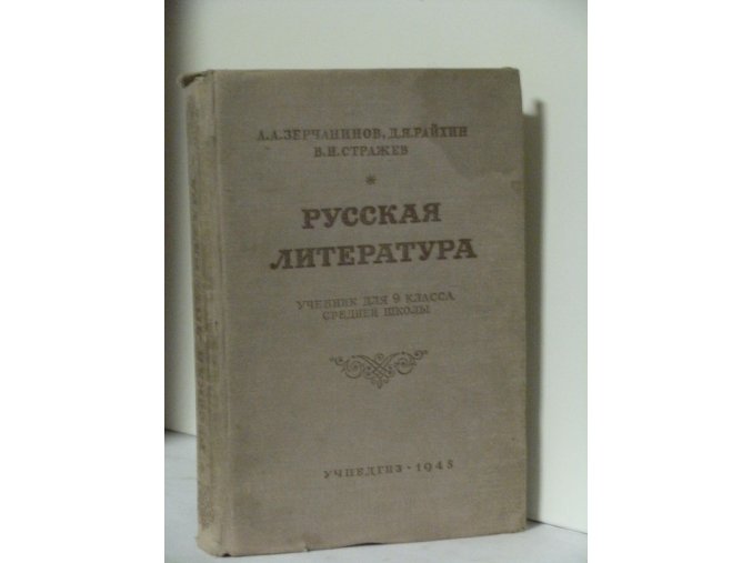 Russkaja literatura: učebnik dlja IX klassa srednej školy